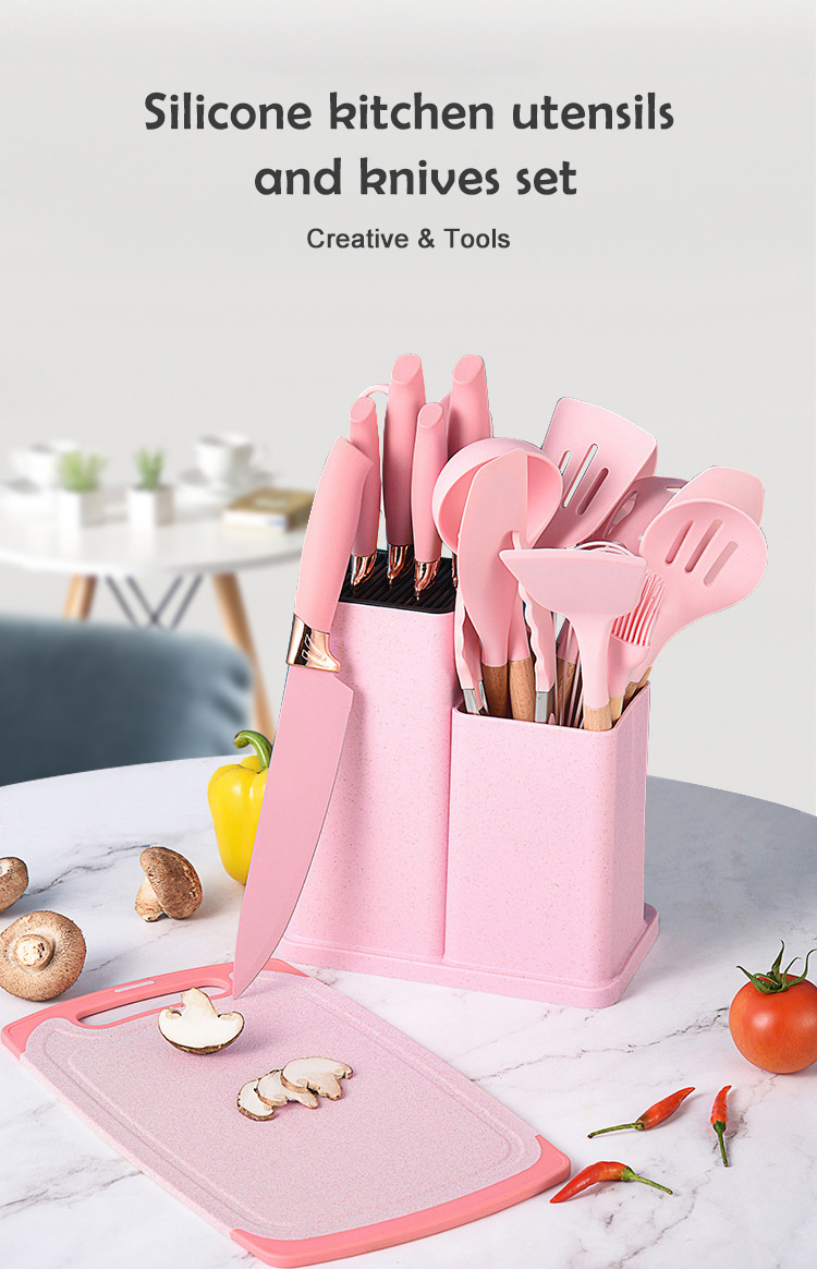 Pink Kitchen Utensil Collection Graphic by Subi Designs · Creative
