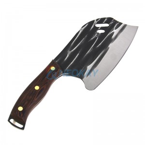 Full Tang Serbian Butcher Knife Sharp Mini Chef Knife High Carbon Steel Hand Forged Blade Camping Knife Claver