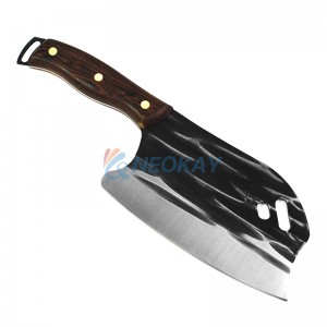 Full Tang Serbian Butcher Knife Sharp Mini Chef Knife High Carbon Steel Hand Forged Blade Camping Knife Claver