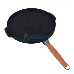 Detachable Handle Reversible Griddle Large Nonstick Grill Pan Double Burner Griddle for Stovetop Grilling Pan for Indoor or Outdoor Camping BBQ